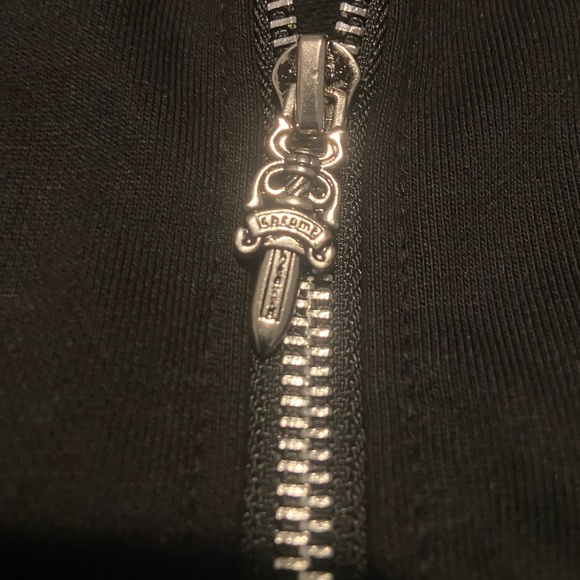 Chrome Hearts Horseshoe Floral Cross-Sleeve Zip Up - Picture 3 of 4